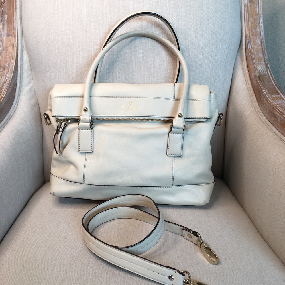 Kate Spade Tote Ivory shoulder or crossbody bag